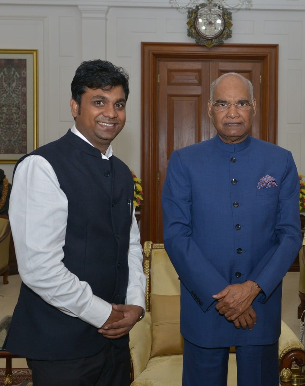With President Ram Nath Kovind · Rashtrapati Bhavan
